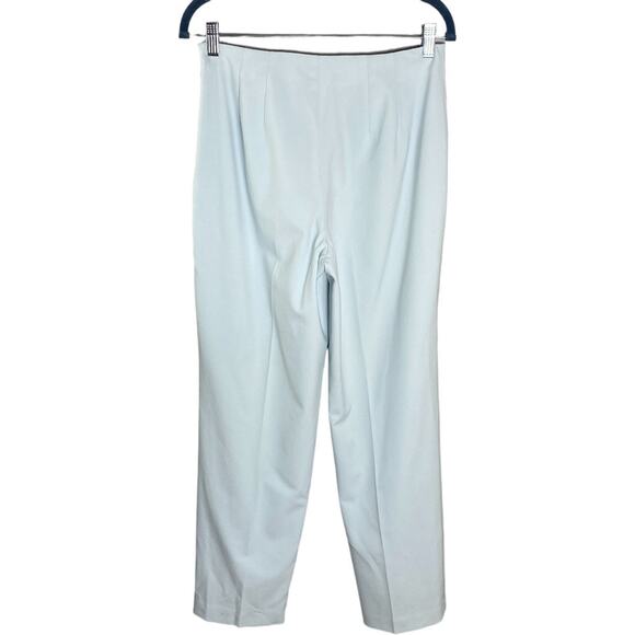 Talbots Womens Pants Stretch Straight Leg Side Zip Baby Light Blue Size 6 - Picture 2 of 9